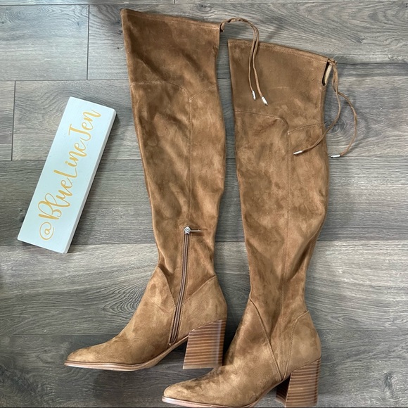 Marc Fisher Comara Over the Knee Pointed Toe Boots NWOT - Picture 2 of 11